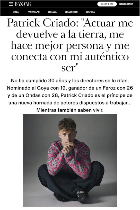 Patrick Criado, prensa 9